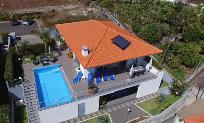 Blue Villa – with pool, jacuzzi, sauna and ocean view