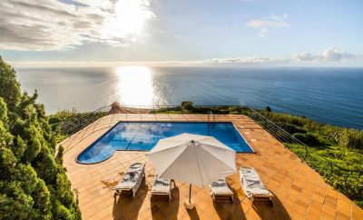 Secluded Sunset Villa set in lush mature gardens with amazing sea view